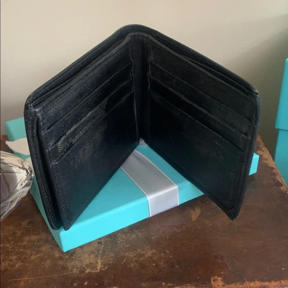 Giorgio Armani vintage Black Leather Wallet
